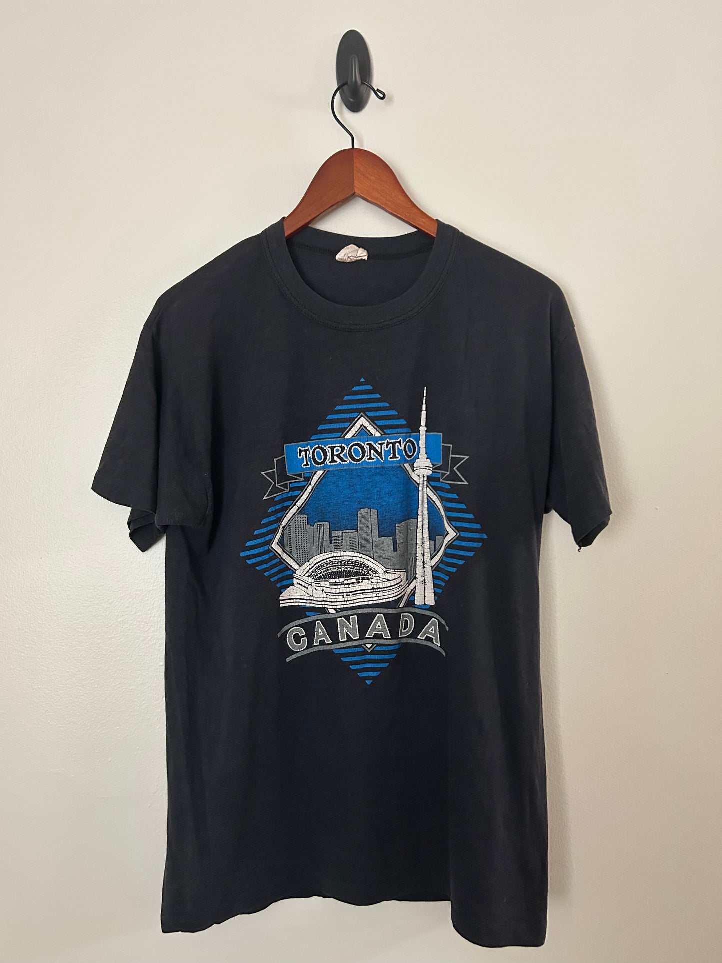 Vintage Cityscap Toronto Canada T-Shirt - XL