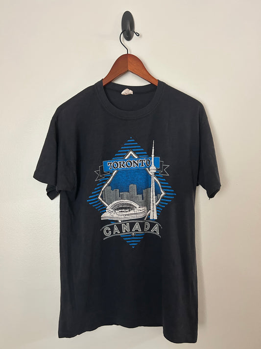 Vintage Cityscap Toronto Canada T-Shirt - XL