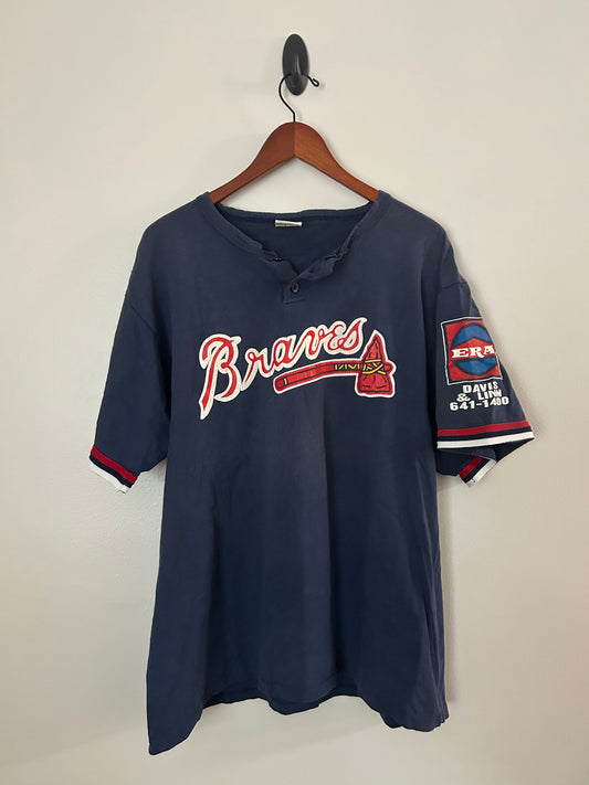 Atlanta Braves Rogan Jersey T-Shirt - XL