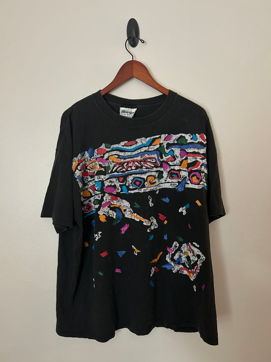 Jacques Moret Ultra Abstract Graphic T-Shirt - XL