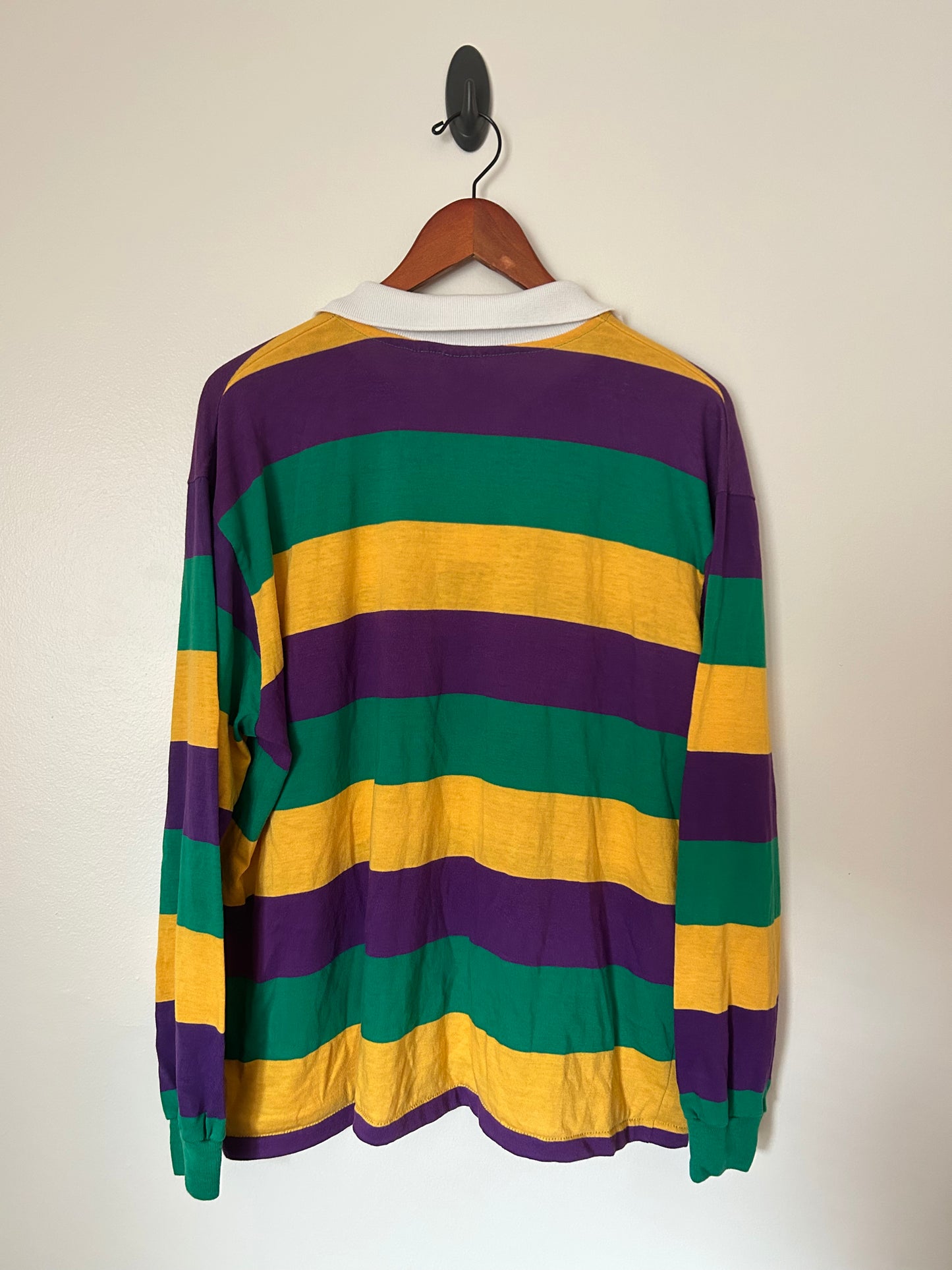 Mardi Gras Rugby Shirt - XL