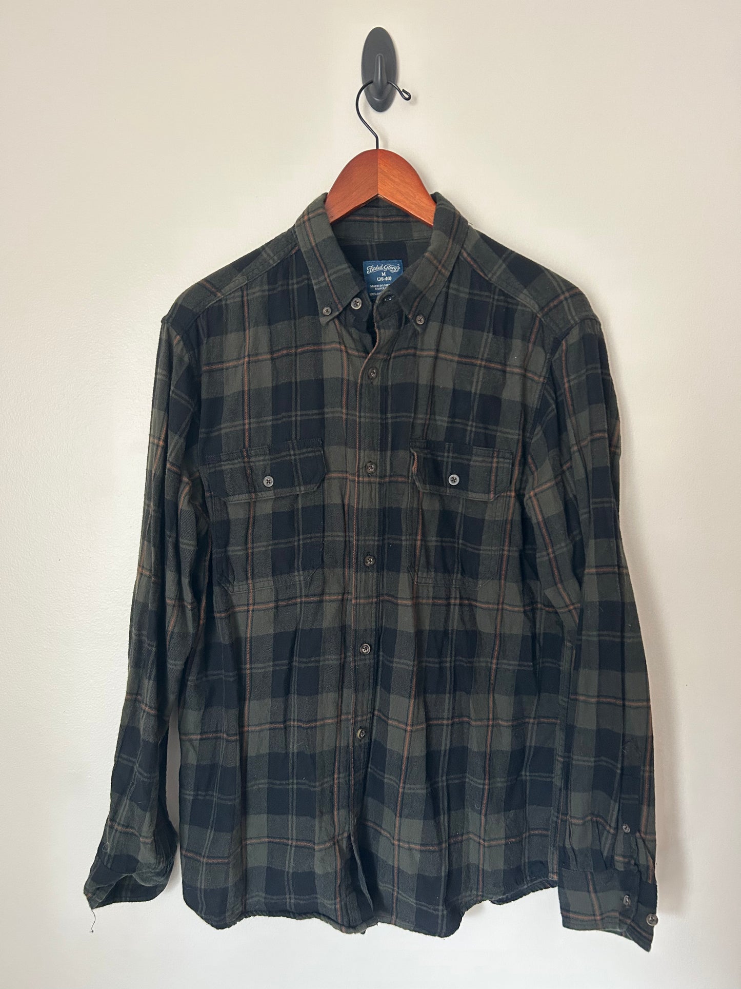 Green Flannel - M