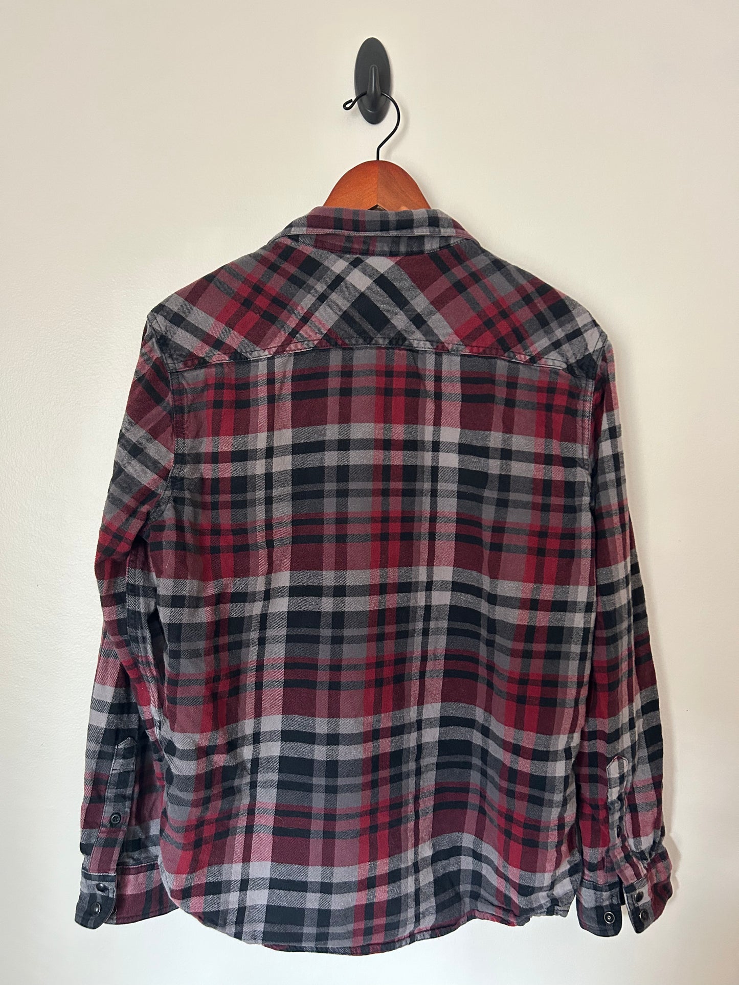 Red and Grey Flannel - S