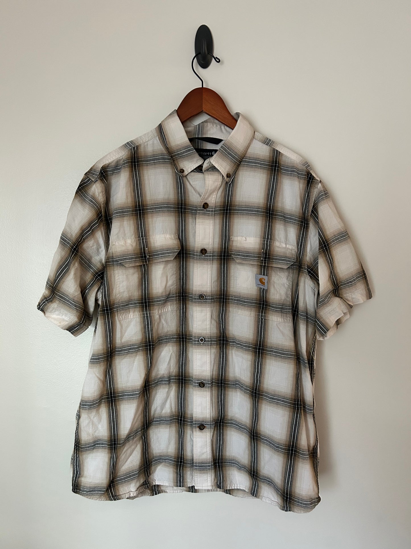 Carhartt Plaid Button Down Shirt - L