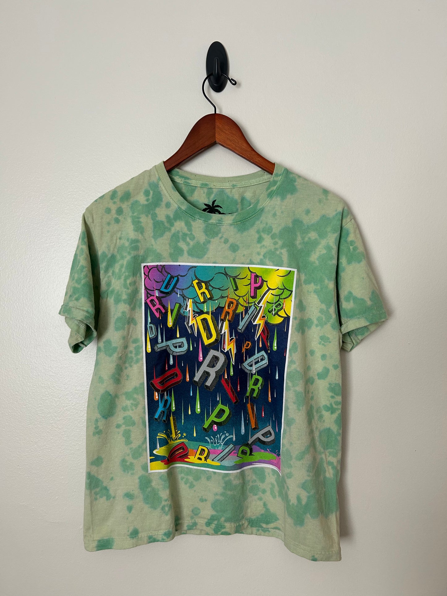 Tie-dye Drip Graphic T-Shirt - XL