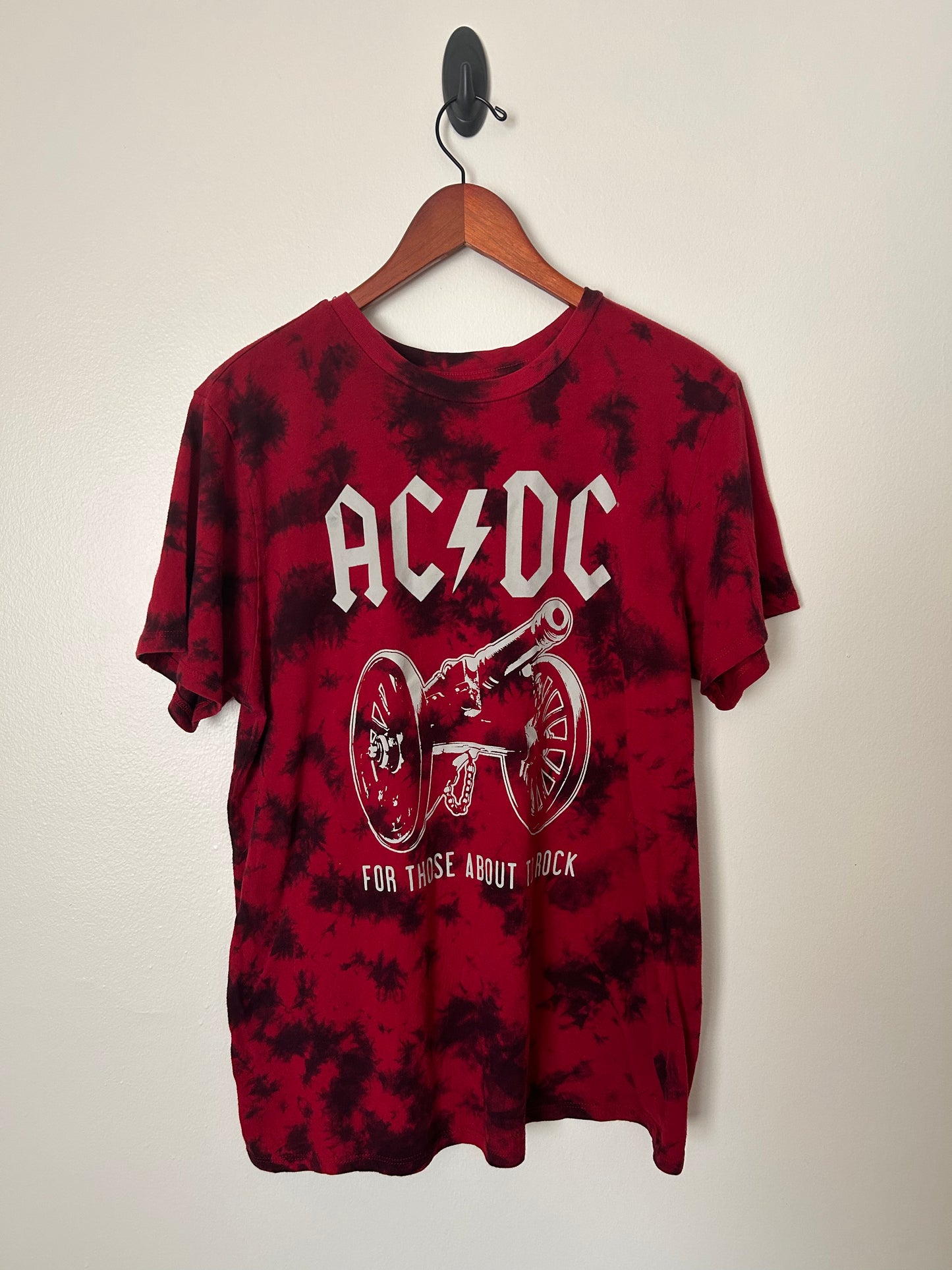 AC/DC For Those About To Rock Tie-dye T-Shirt - L