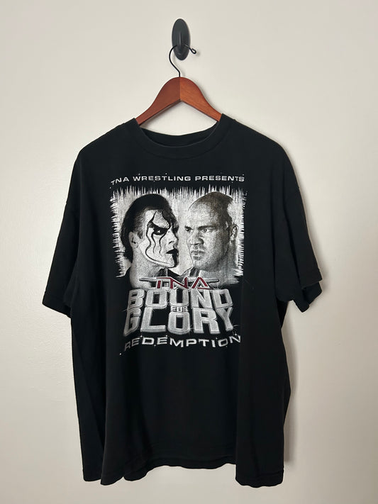 Sting vs Kurt Angle x TNA Bound for Glory Redemption T-Shirt - XXL